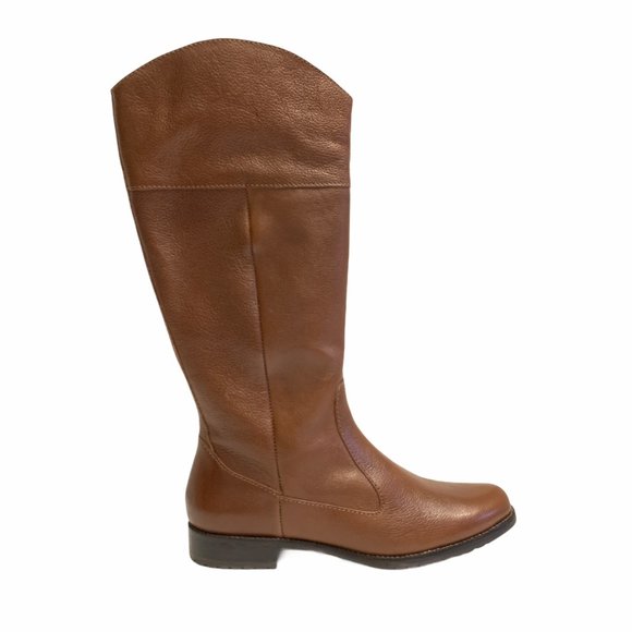 LL Bean Shoes - LL Bean Brown Leather Riding Boots 8.5 Full Zip